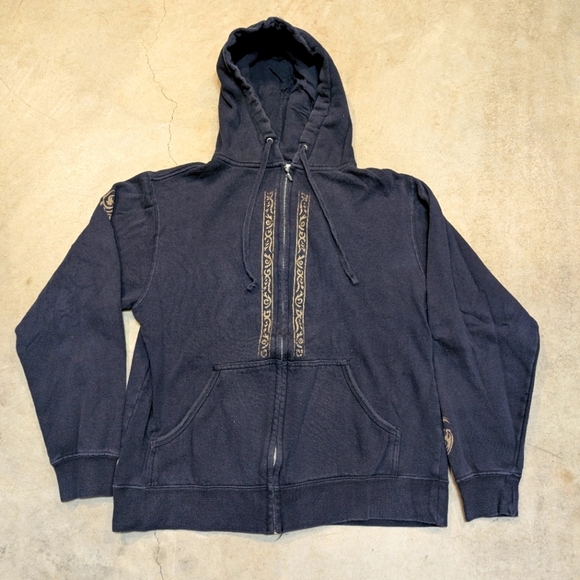 VTG Dark Souls Promo Full Zip Hoodie Mens S-M? Gray Video Games - Picture 1 of 8